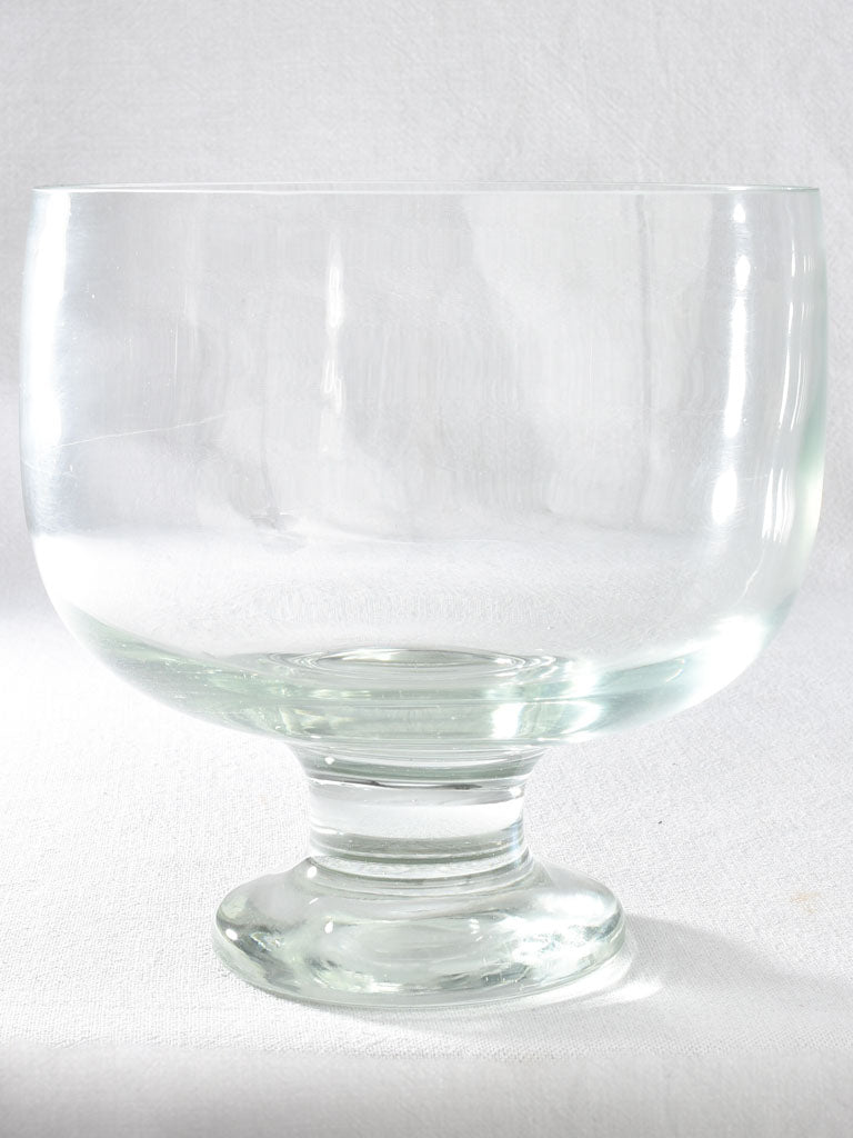 Vintage footed glass bowl 8¼"