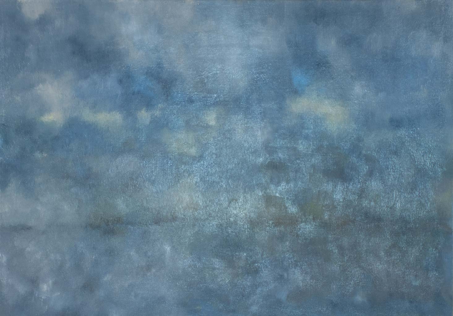 Contemporary landscape painting by Karibou - “Confusion” 20¾" x 28"