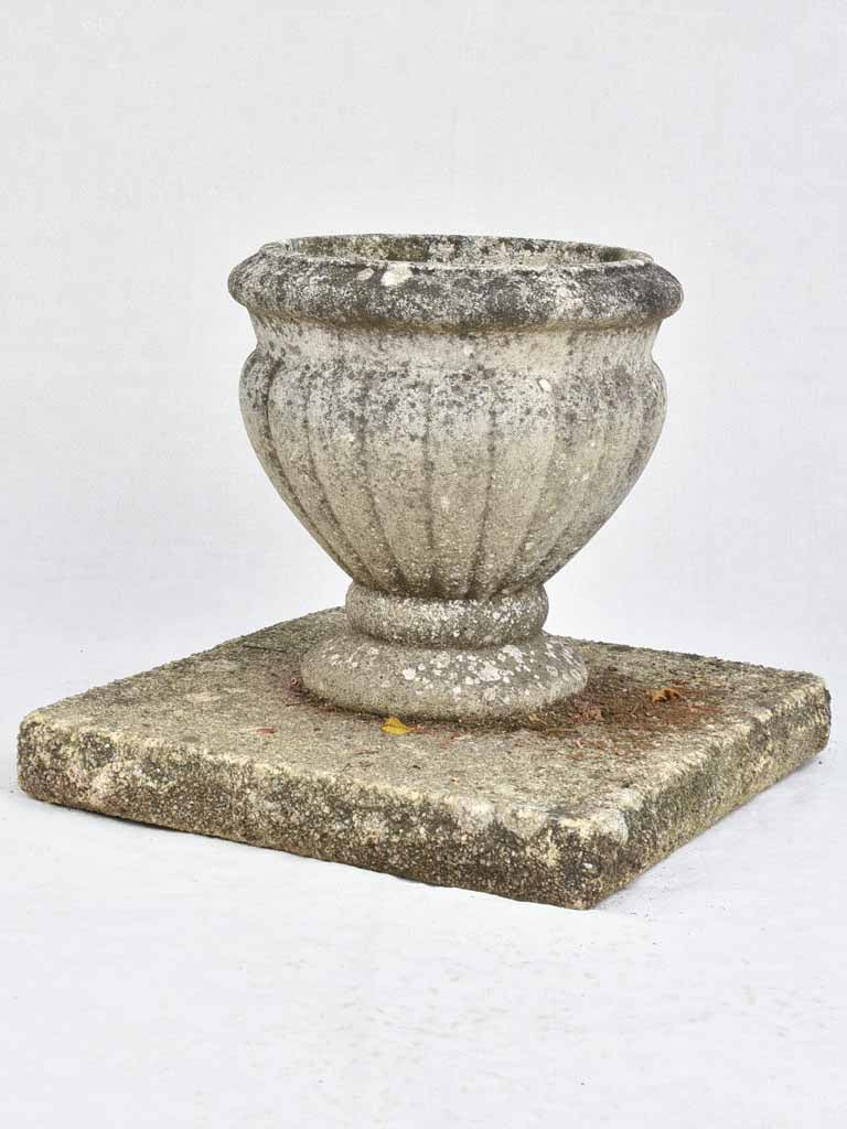 Vintage stone garden planters 1930s