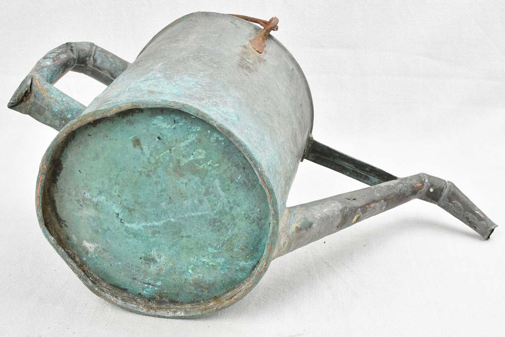 Watering can pointed beak - blue patina