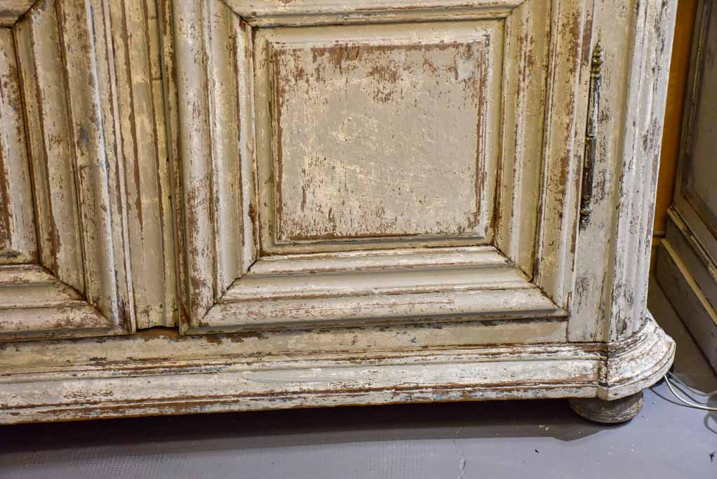 18th Century French armoire with patina finish