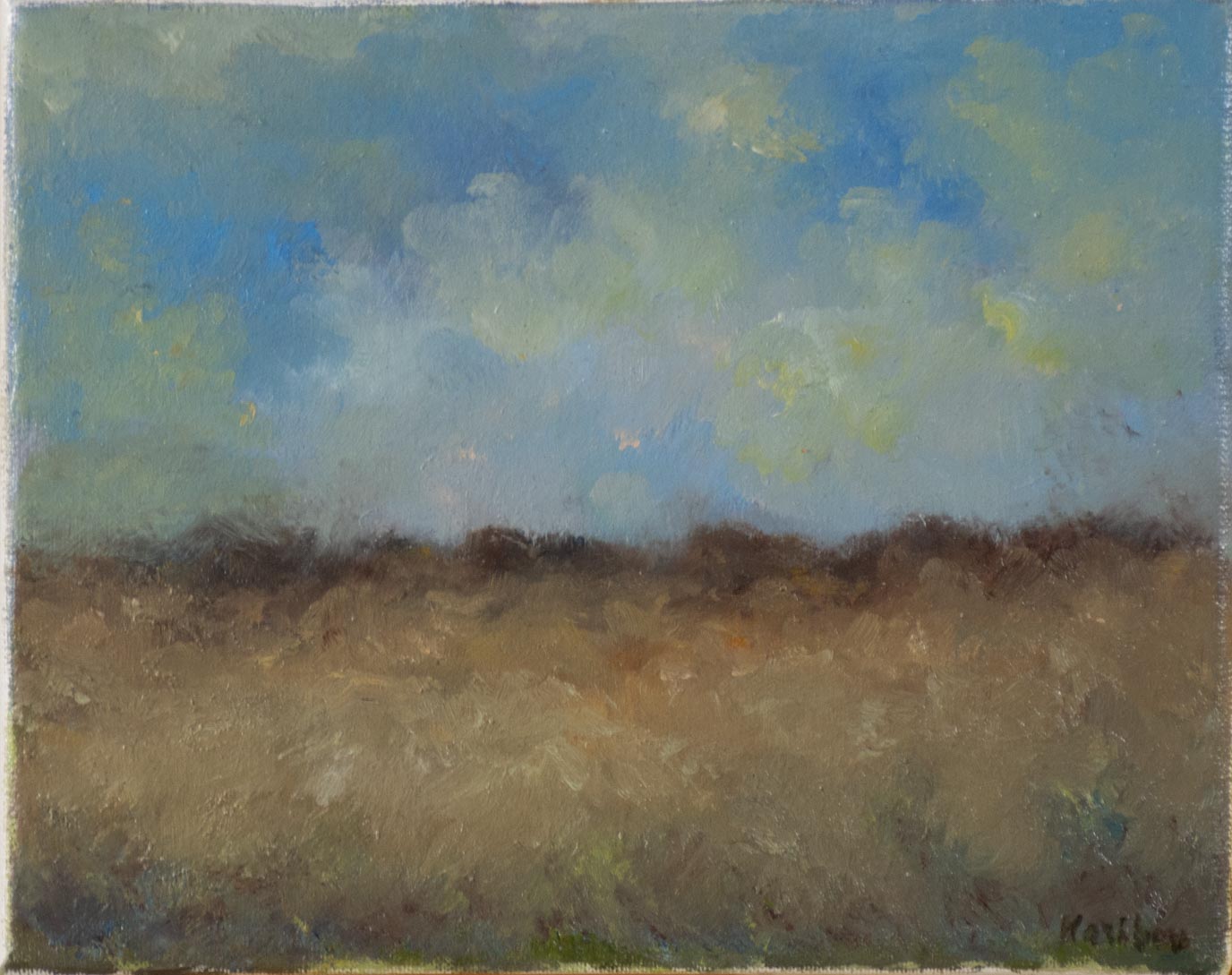 Paysage terre 10¼" x 12¼"