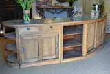 Exceptional antique French bar with zinc top