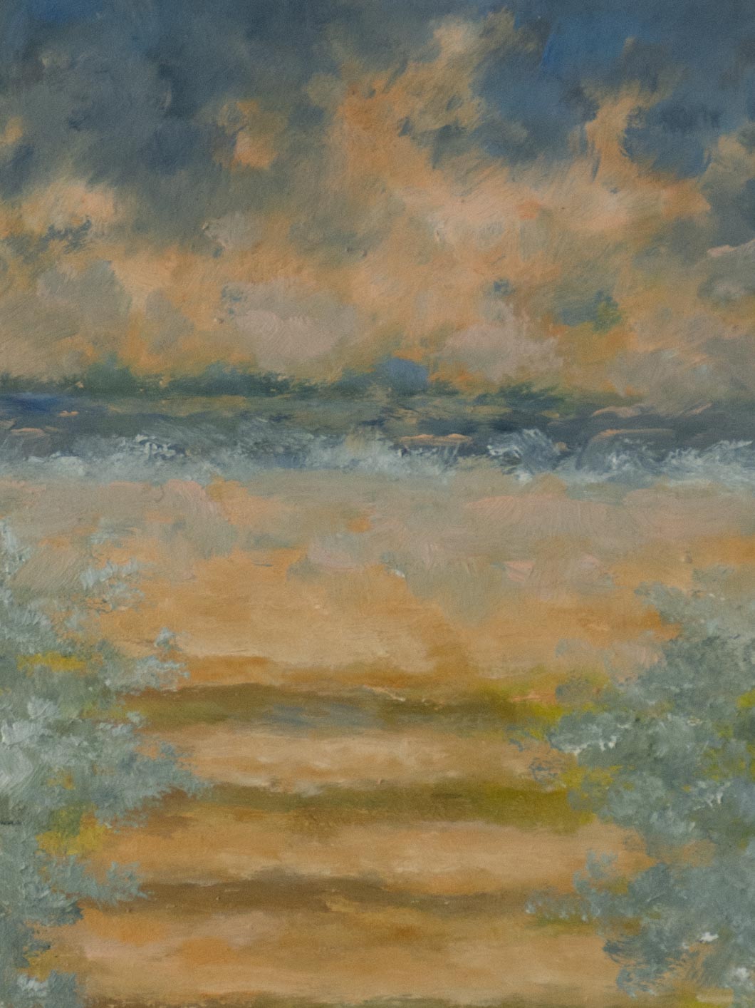 Les marches a la mer 15" x 18½"