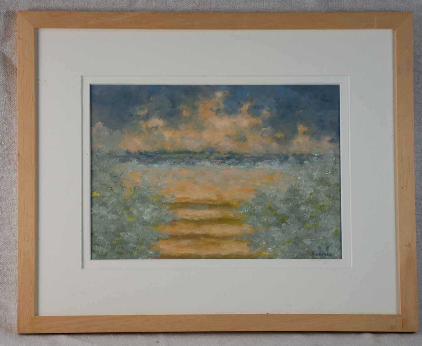 Les marches a la mer 15" x 18½"