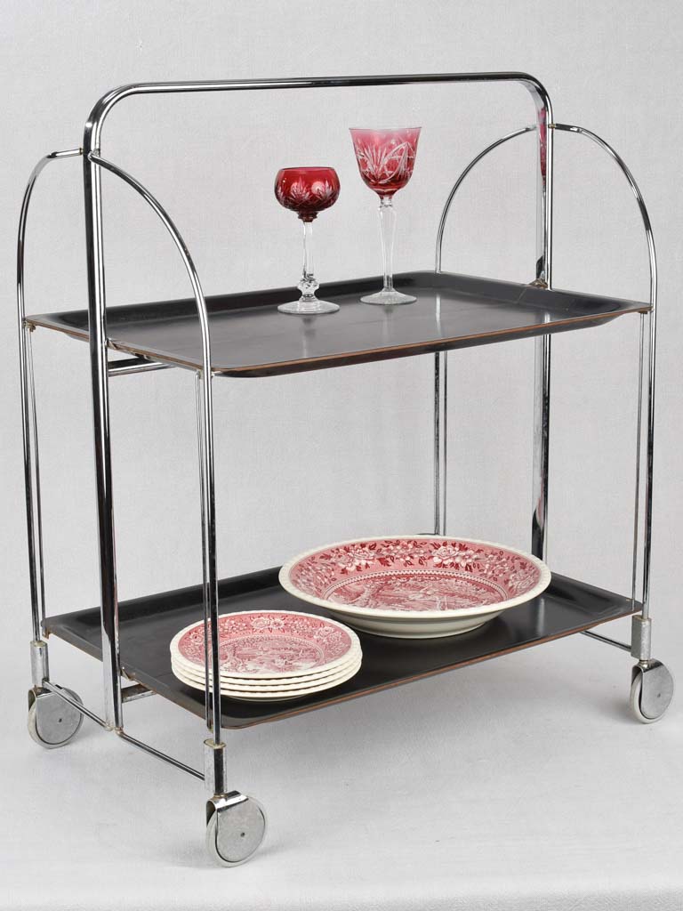 Dessert trolley, Bakelite, mid-century