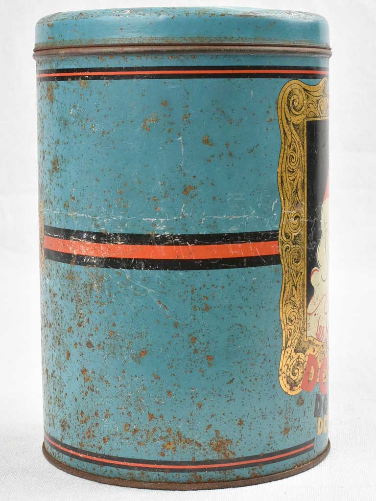 Deco-era candy storage tin, Bonbon Dolis