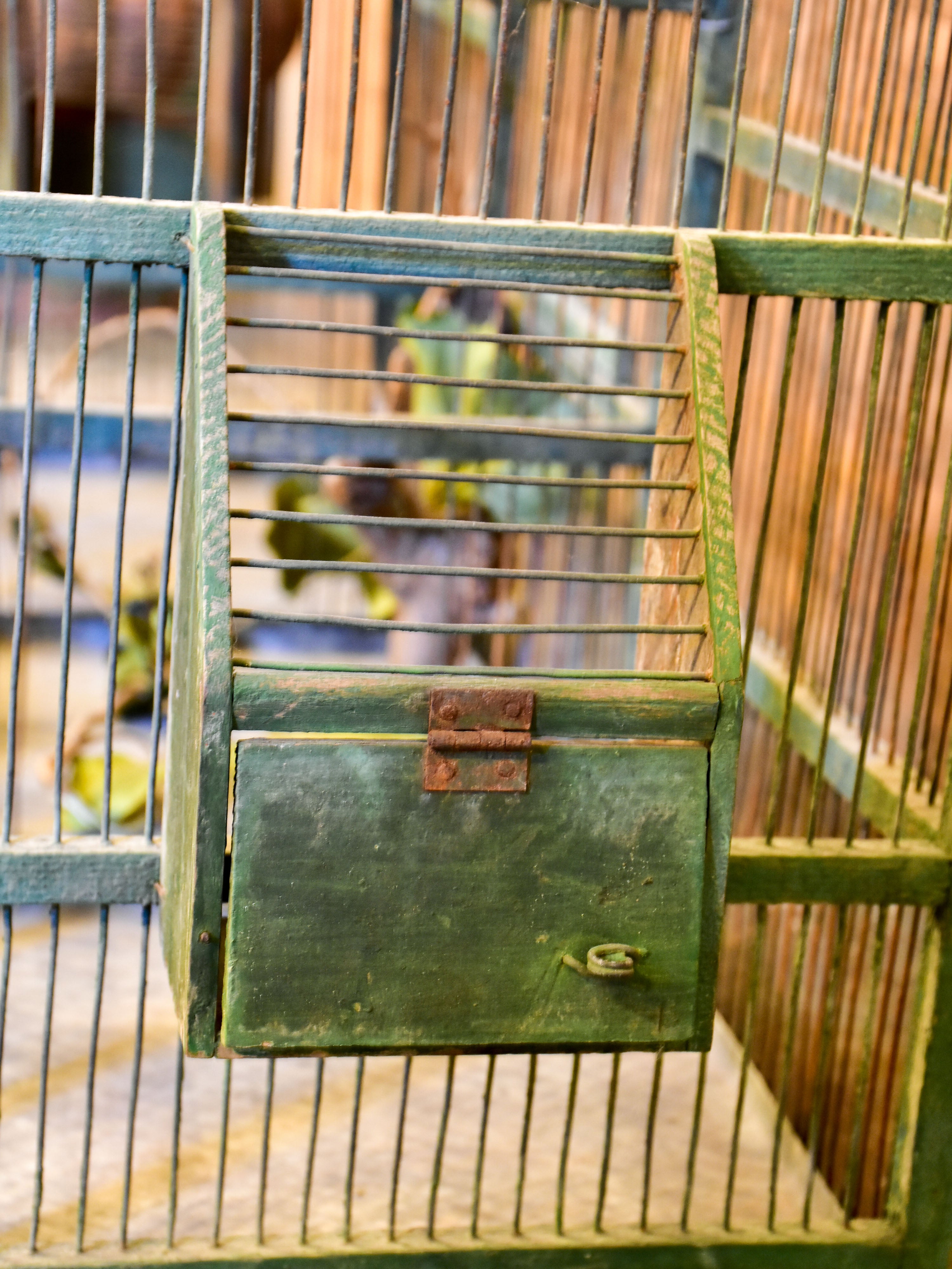 Large architectural antique French birdcage