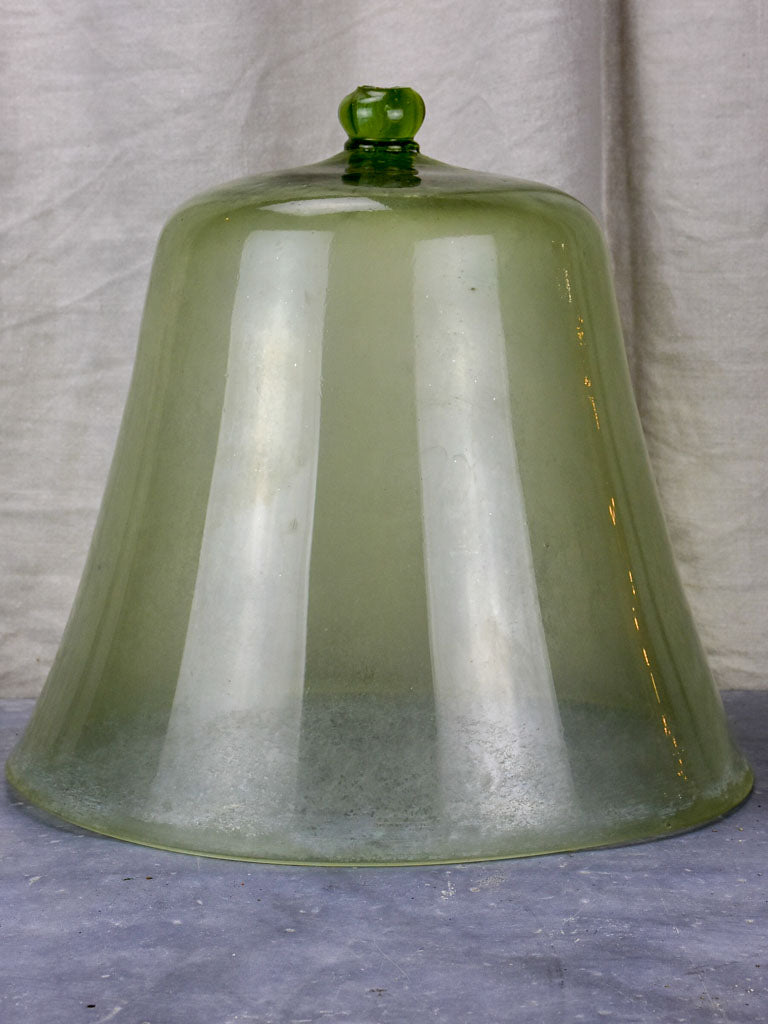 Antique French garden cloche - hand blown glass bell