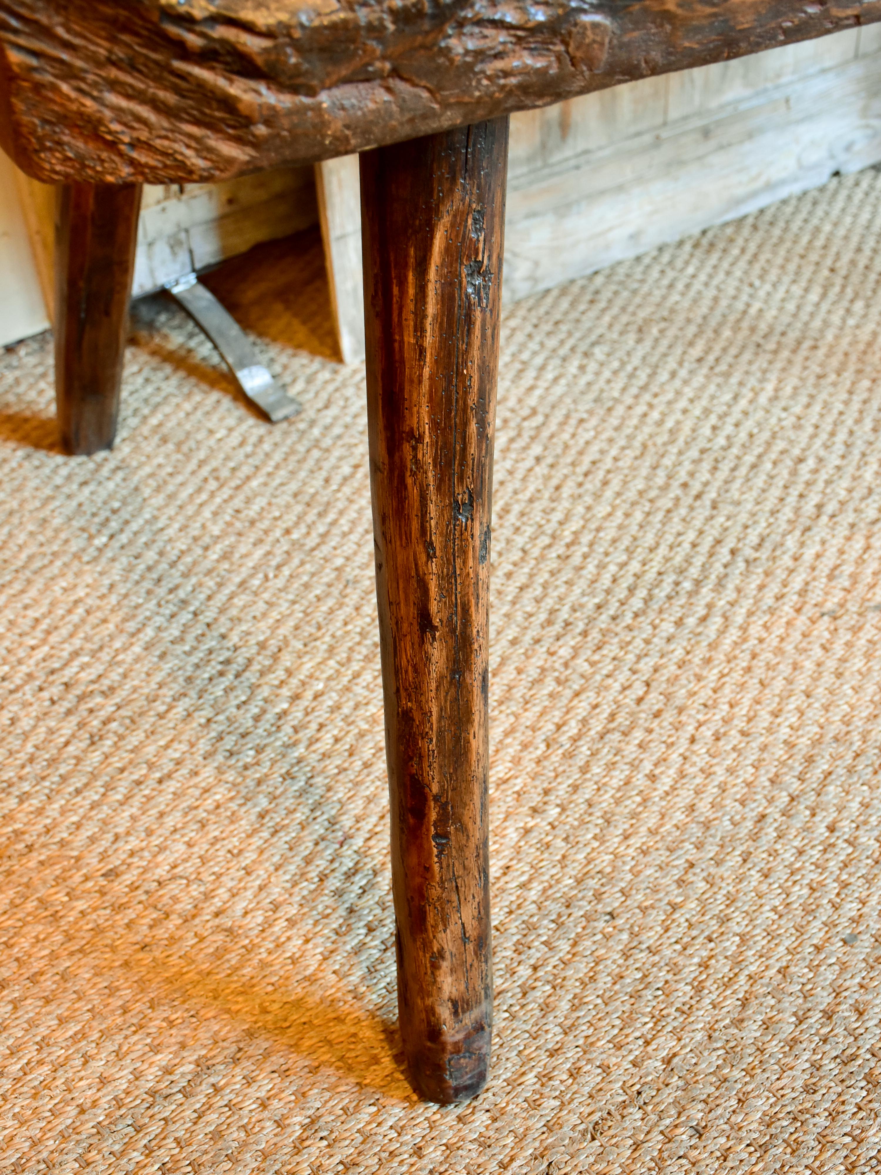 Antique French farm table / side table