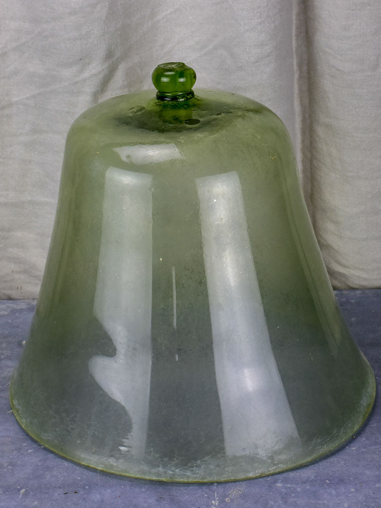 Antique French garden cloche - hand blown glass bell