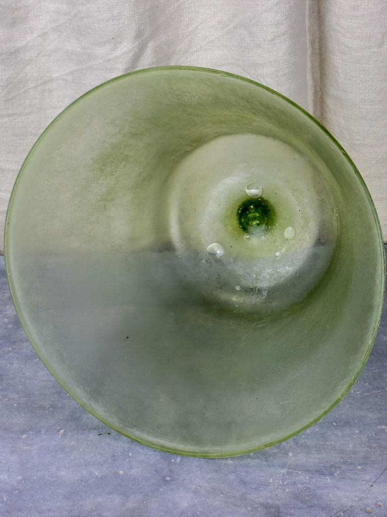 Antique French garden cloche - hand blown glass bell