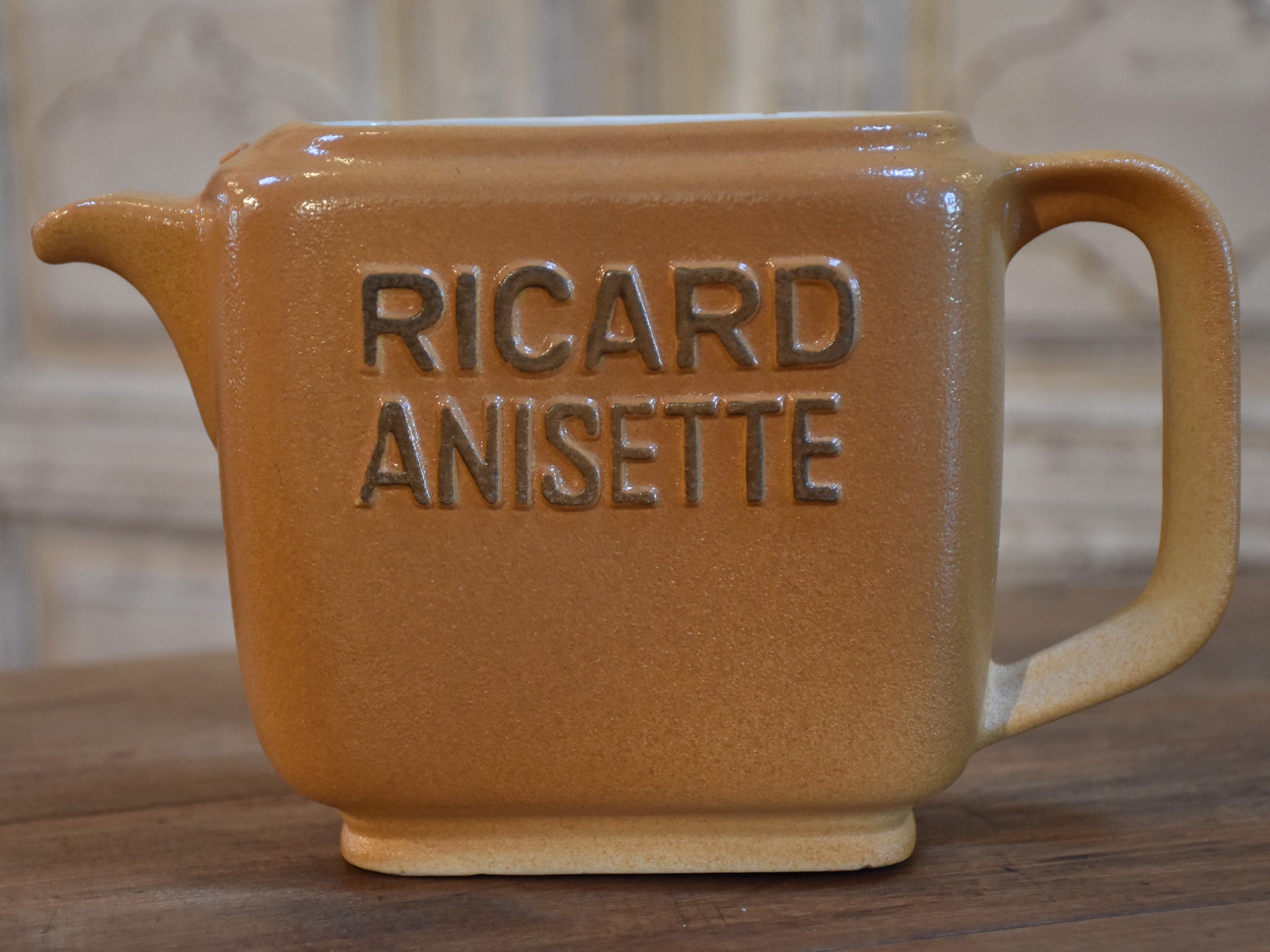 Ricard anisette pastis water pitcher - rectangular