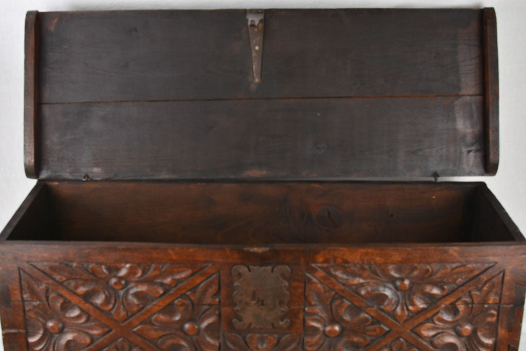 Oak chest, late-19th-century, French 45¾"