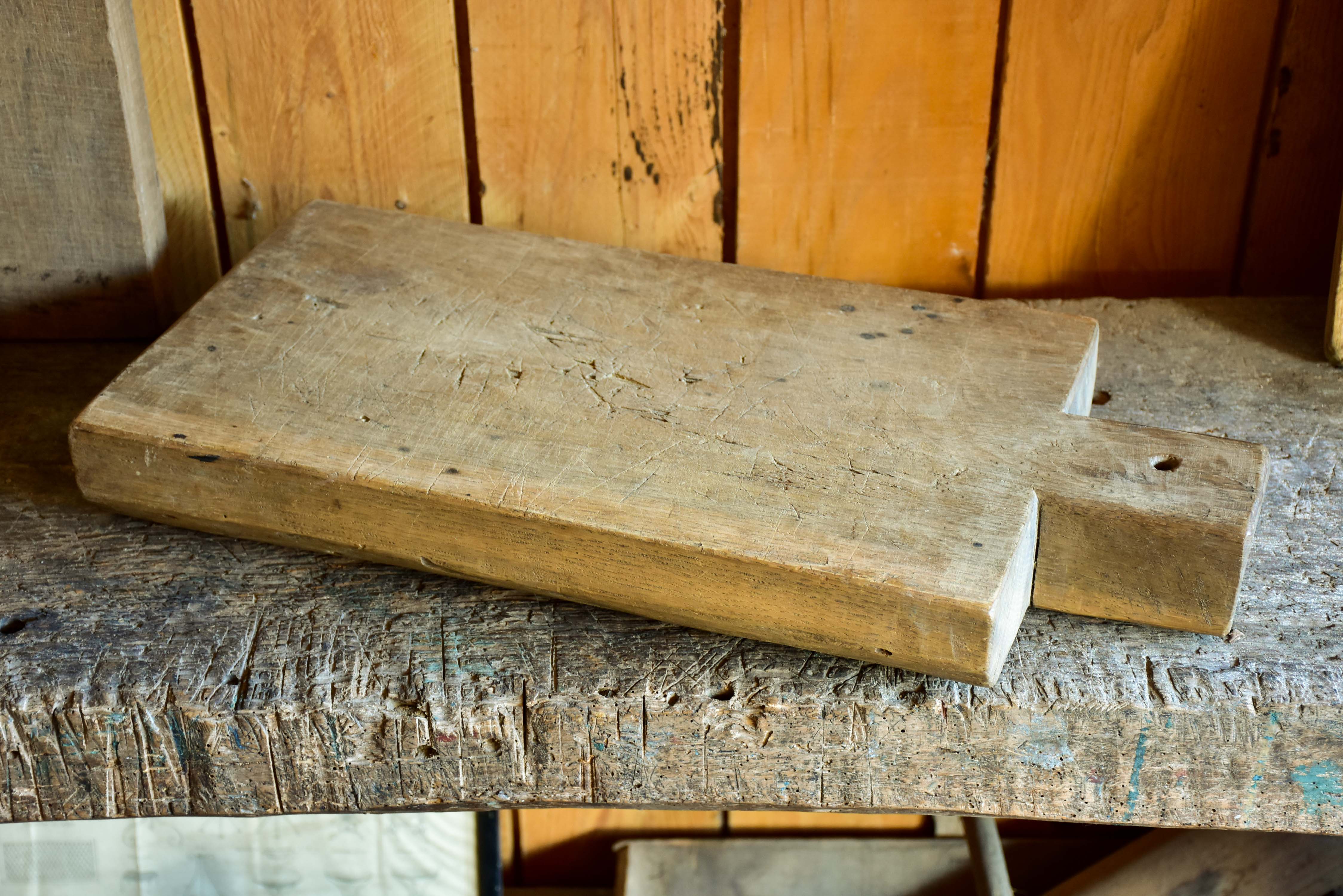 Large rustic French cutting board