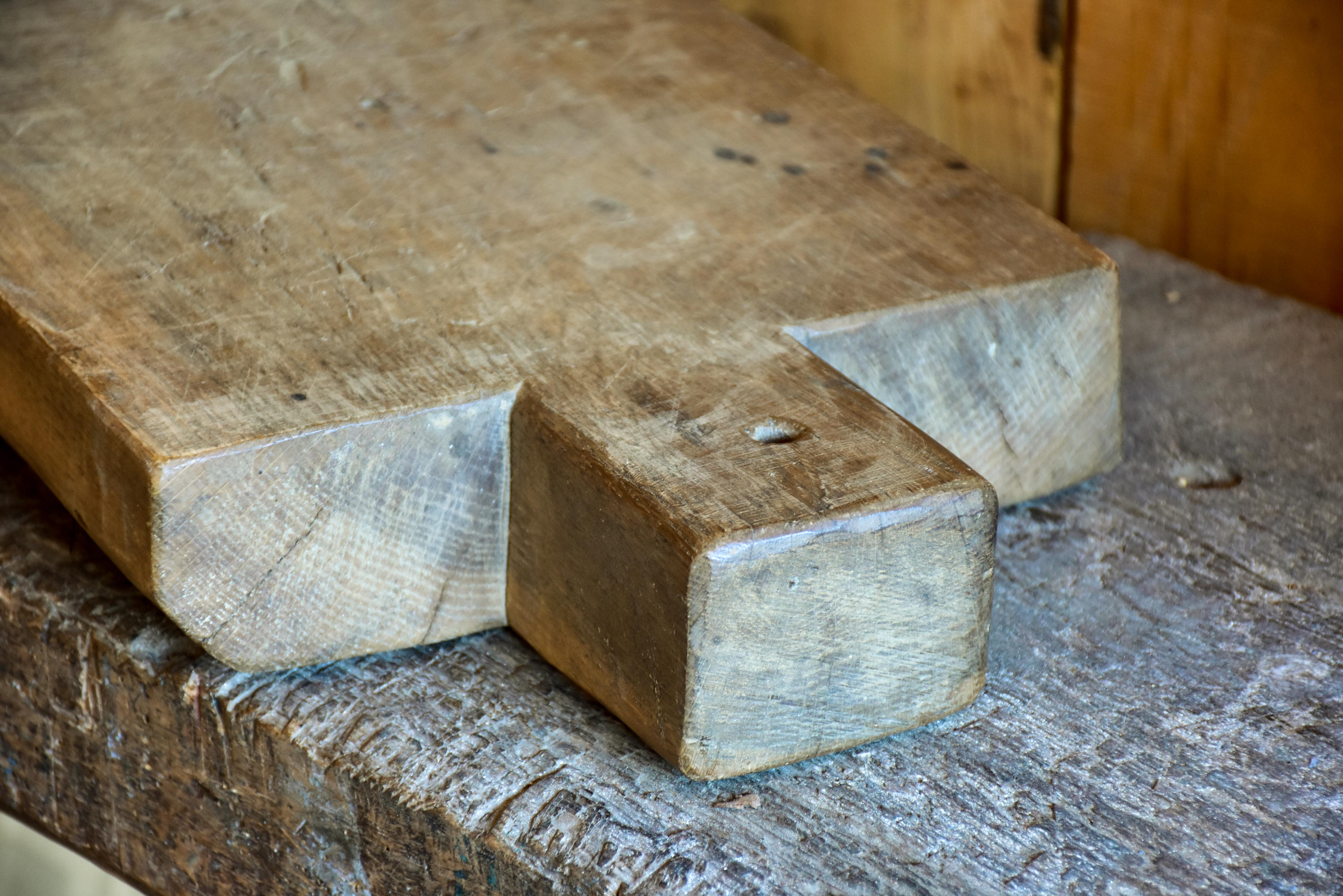 Large rustic French cutting board