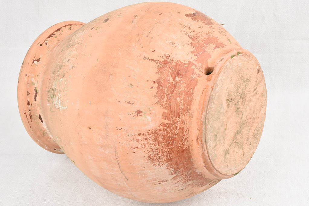 Terracotta planter garden pot - Biot shape 17"