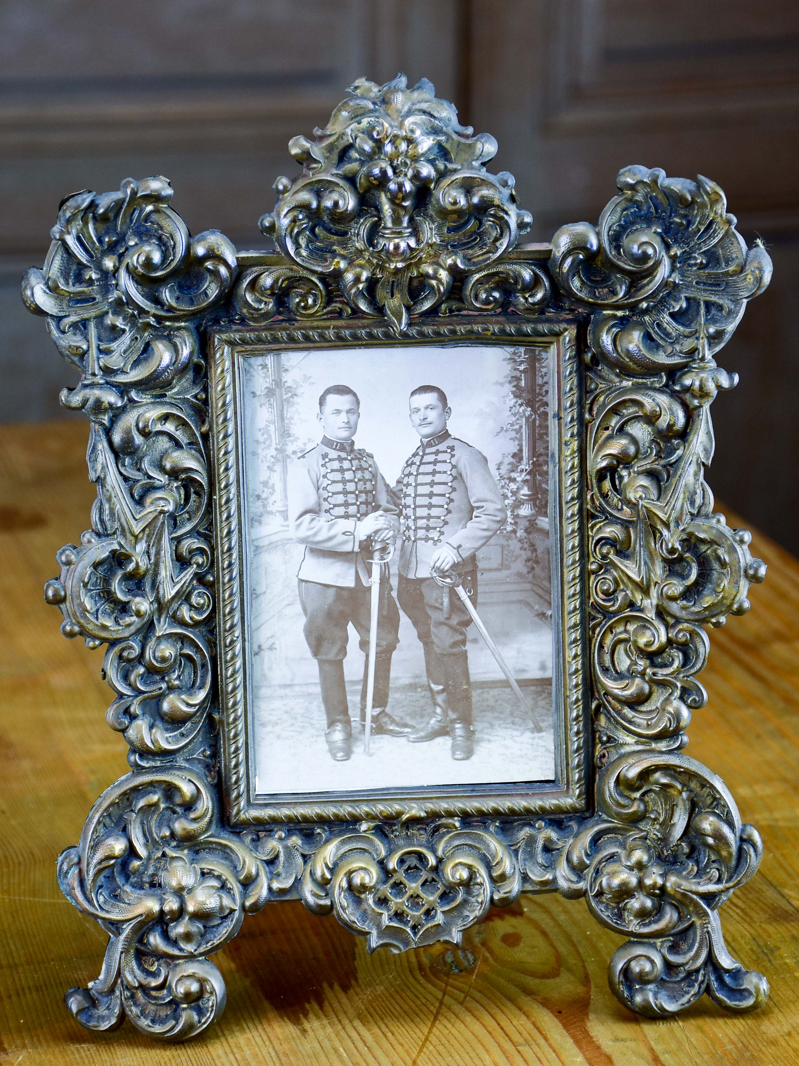 Pair of antique French Napoleon III photo frames