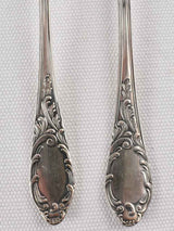 Set of French dessert spoons and forks x 8