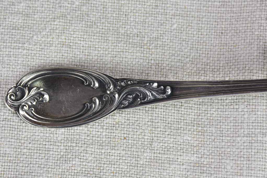 Pretty perforated 19th century solid silver ladle saupoudreuse 76 grams