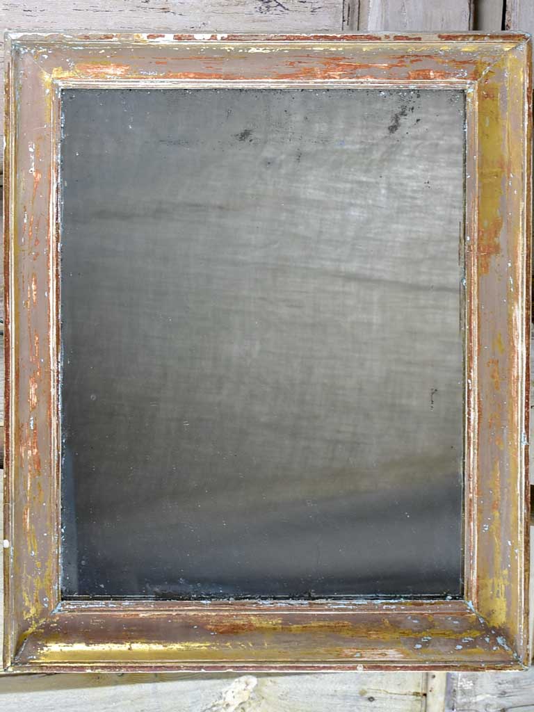 19th Century French gilded mirror - rectangular 28¼" x 24"