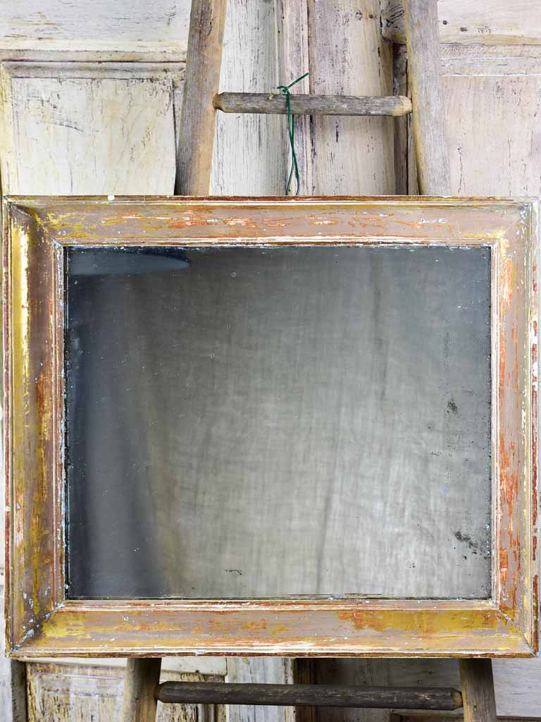 19th Century French gilded mirror - rectangular 28¼" x 24"