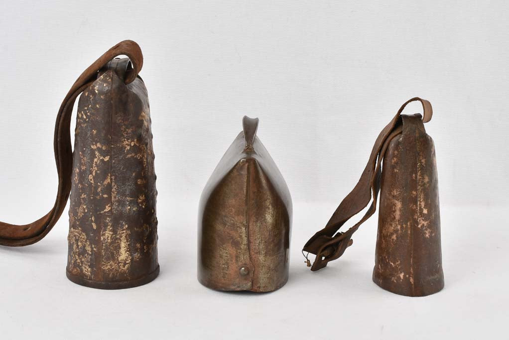 3 French cowbells Chamonix - 19th century