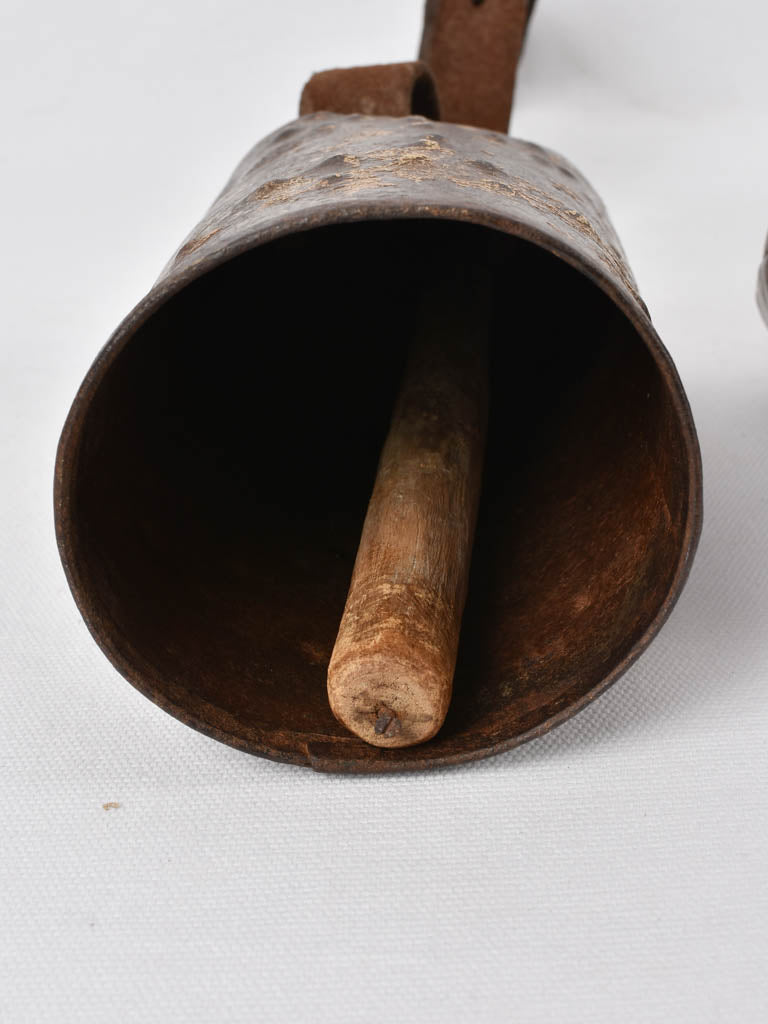 3 French cowbells Chamonix - 19th century