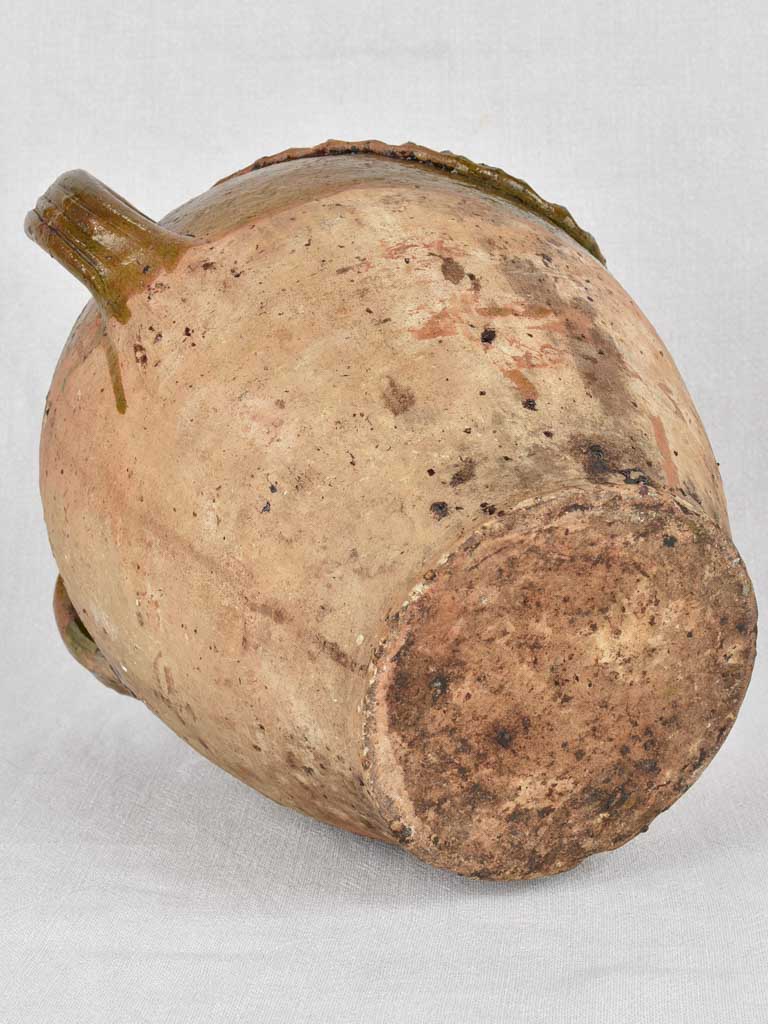 Walnut oil jar, central France, Antique, 13"