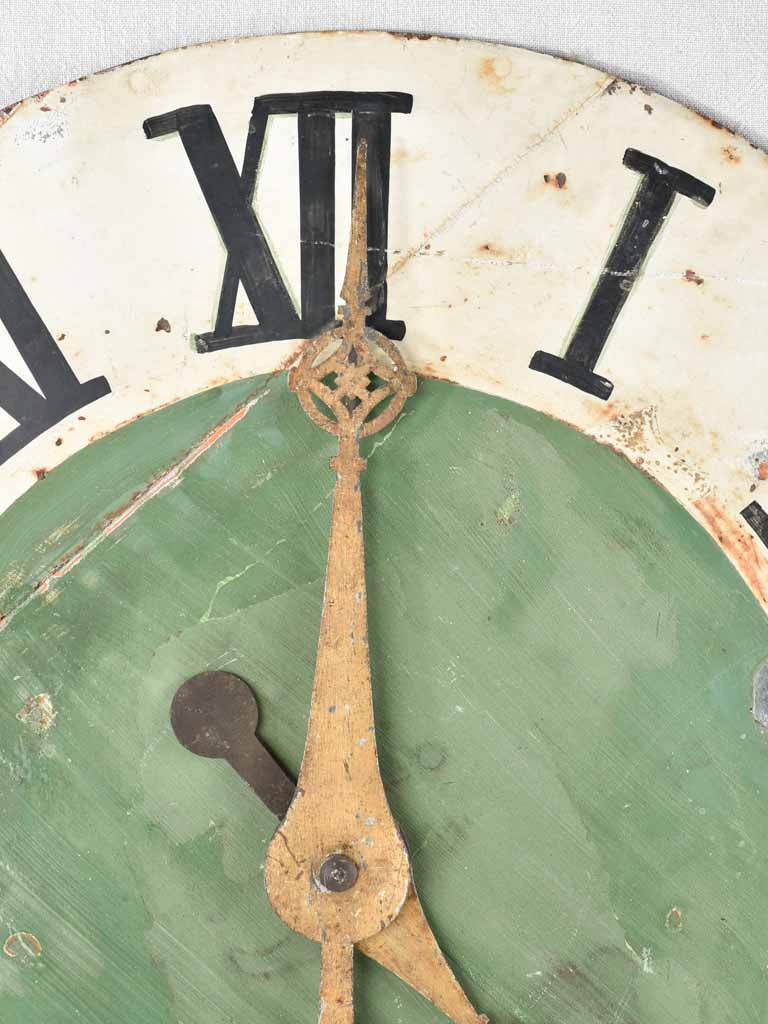 Large rustic French clock 32¼"