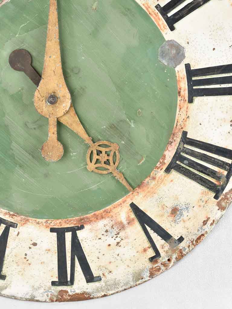 Large rustic French clock 32¼"