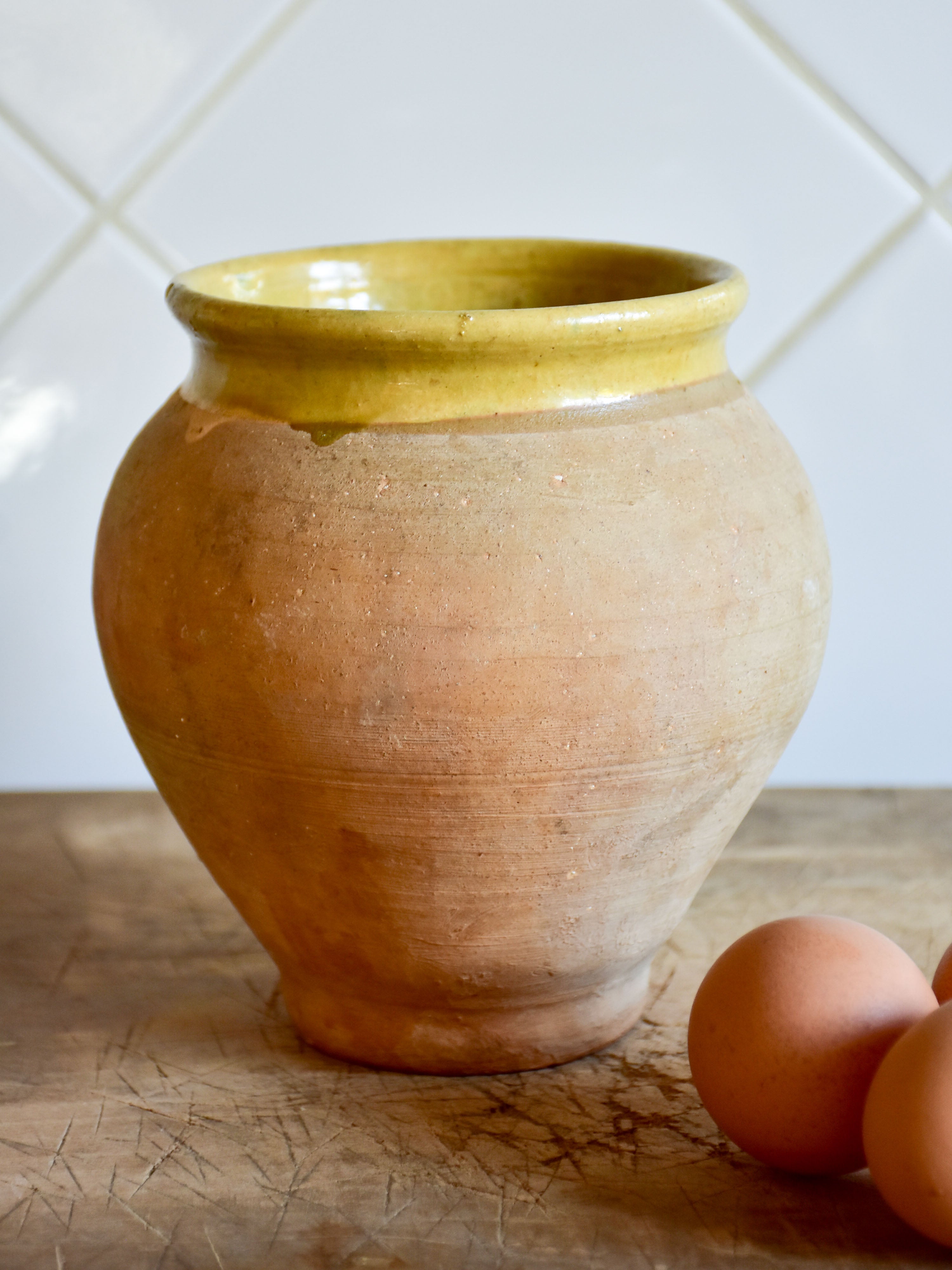 Antique French honey pot