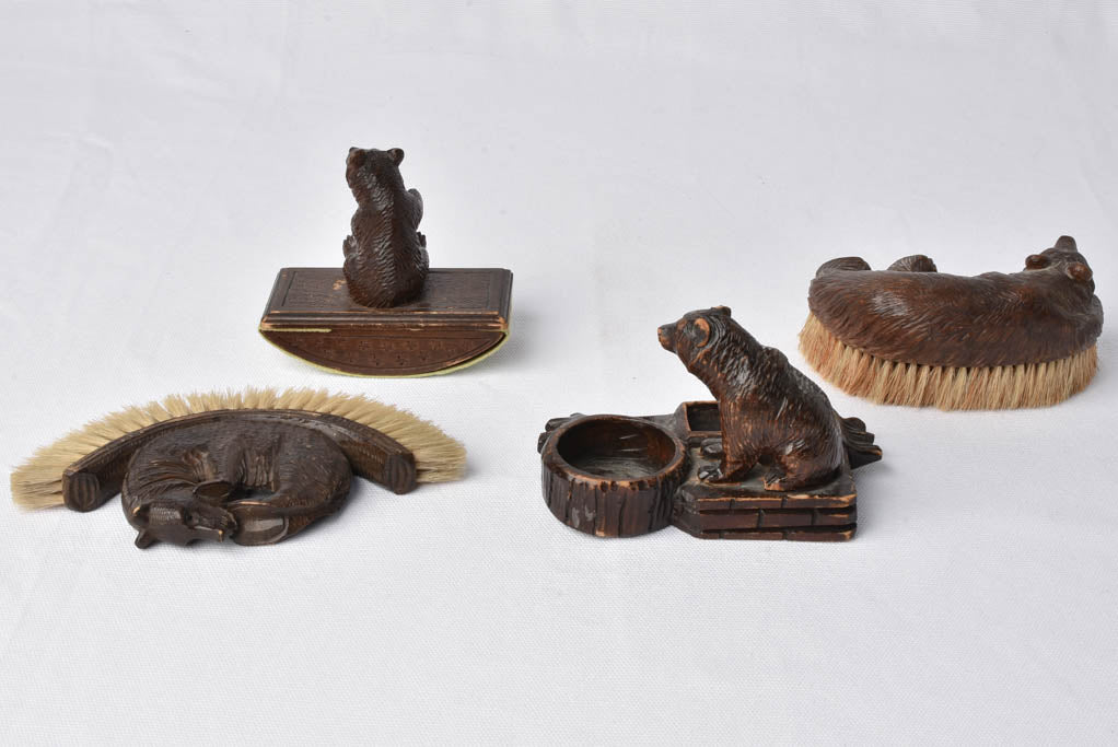 Collection of office accessories - Black Forest bears