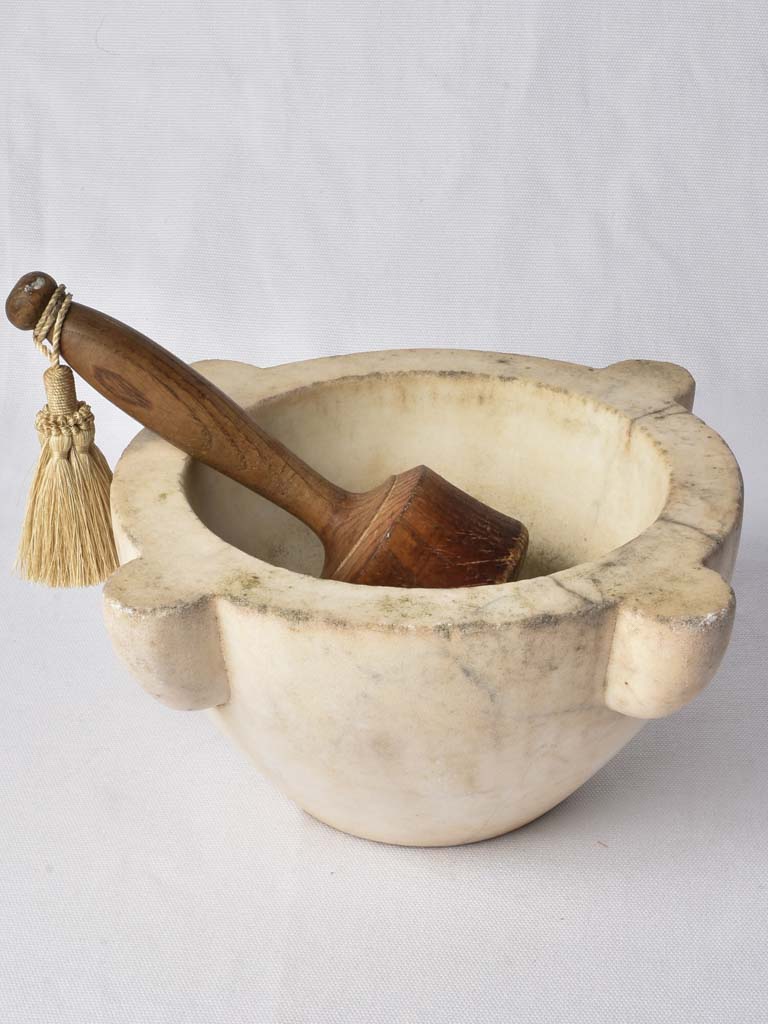 Antique stone Mortar and pestle