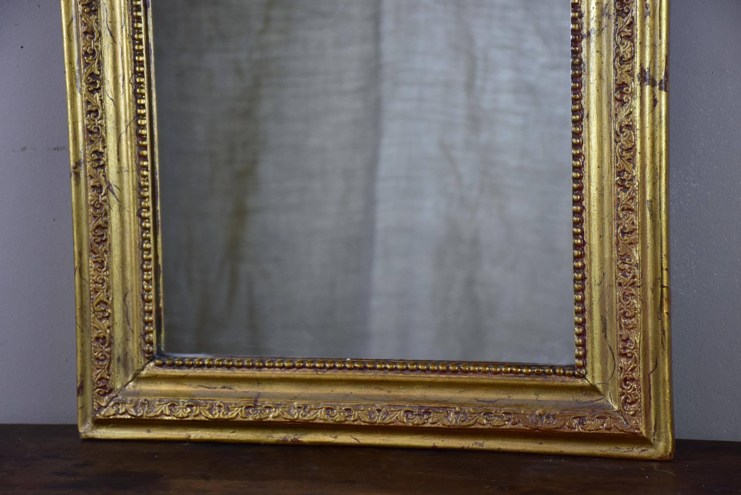 Small gold Louis Philippe mirror - 19th Century