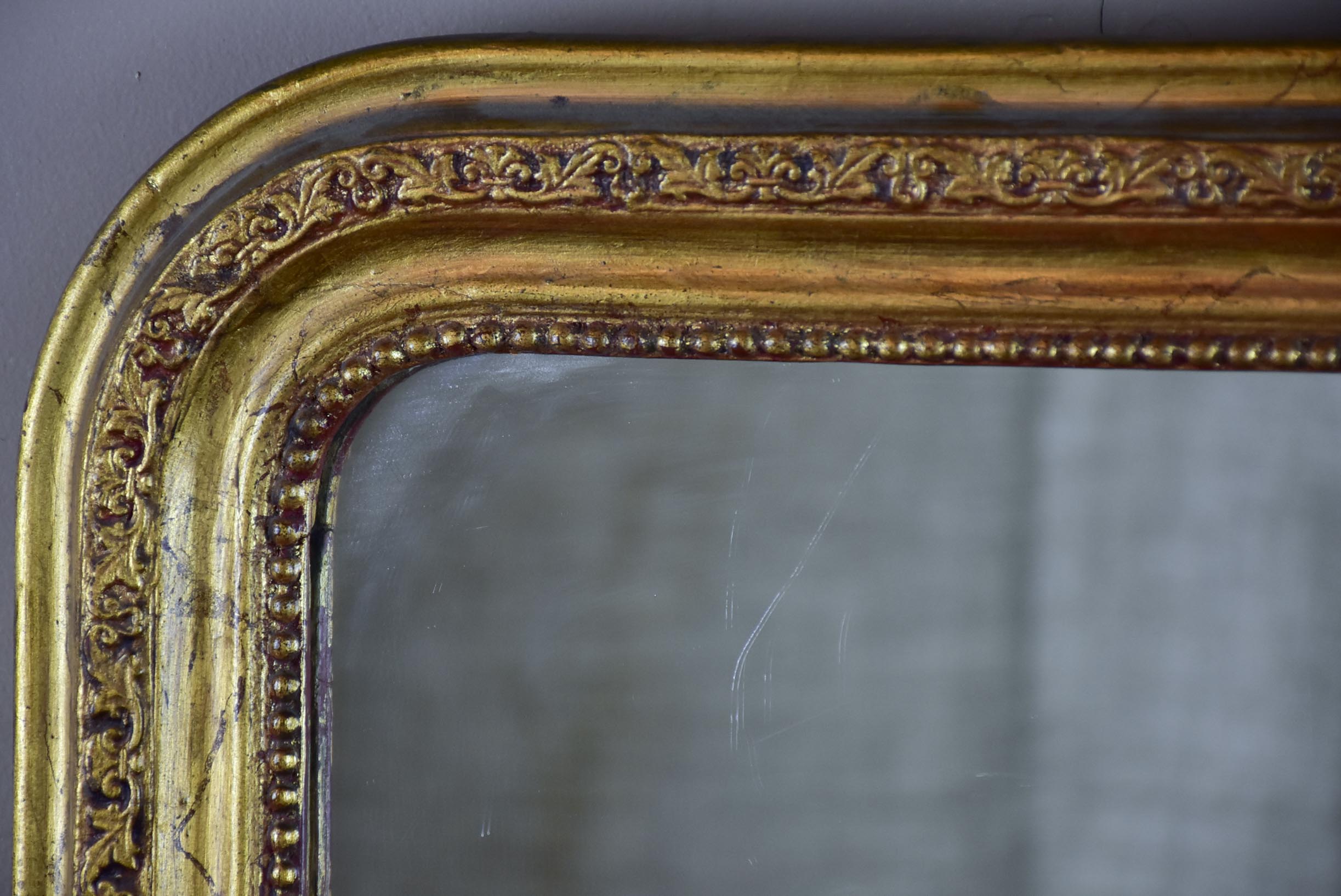 Small gold Louis Philippe mirror - 19th Century