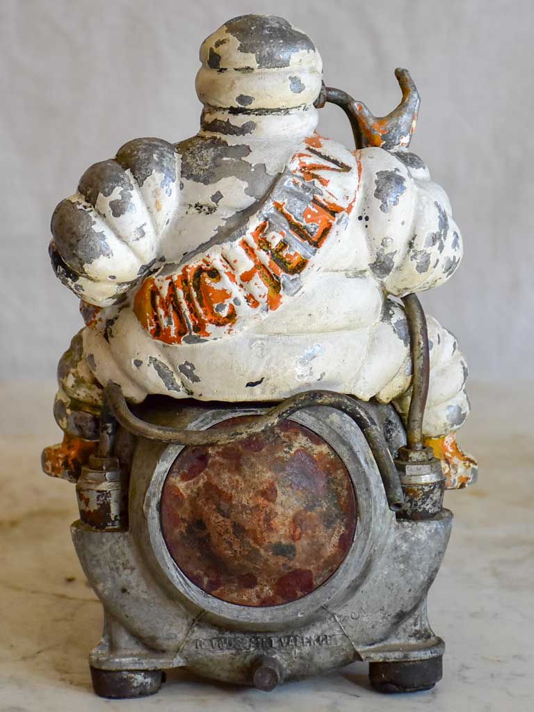 Early 20th Century French Michelin man air compressor