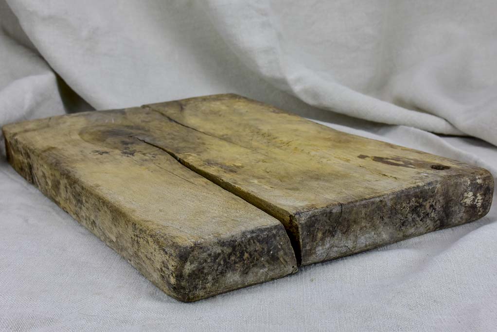 Rustic antique French bread cutting board