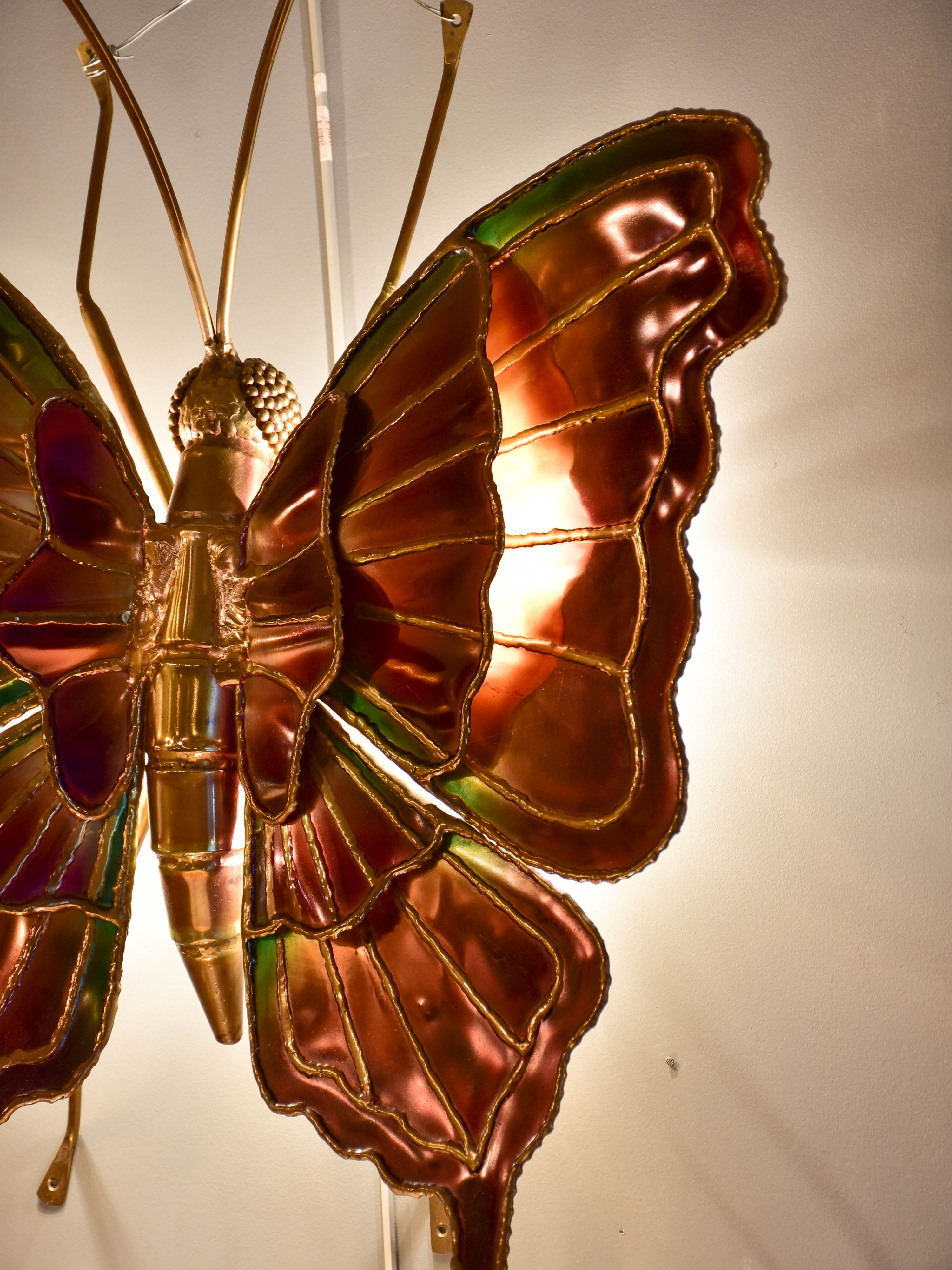 Vintage wall sconce - butterfly