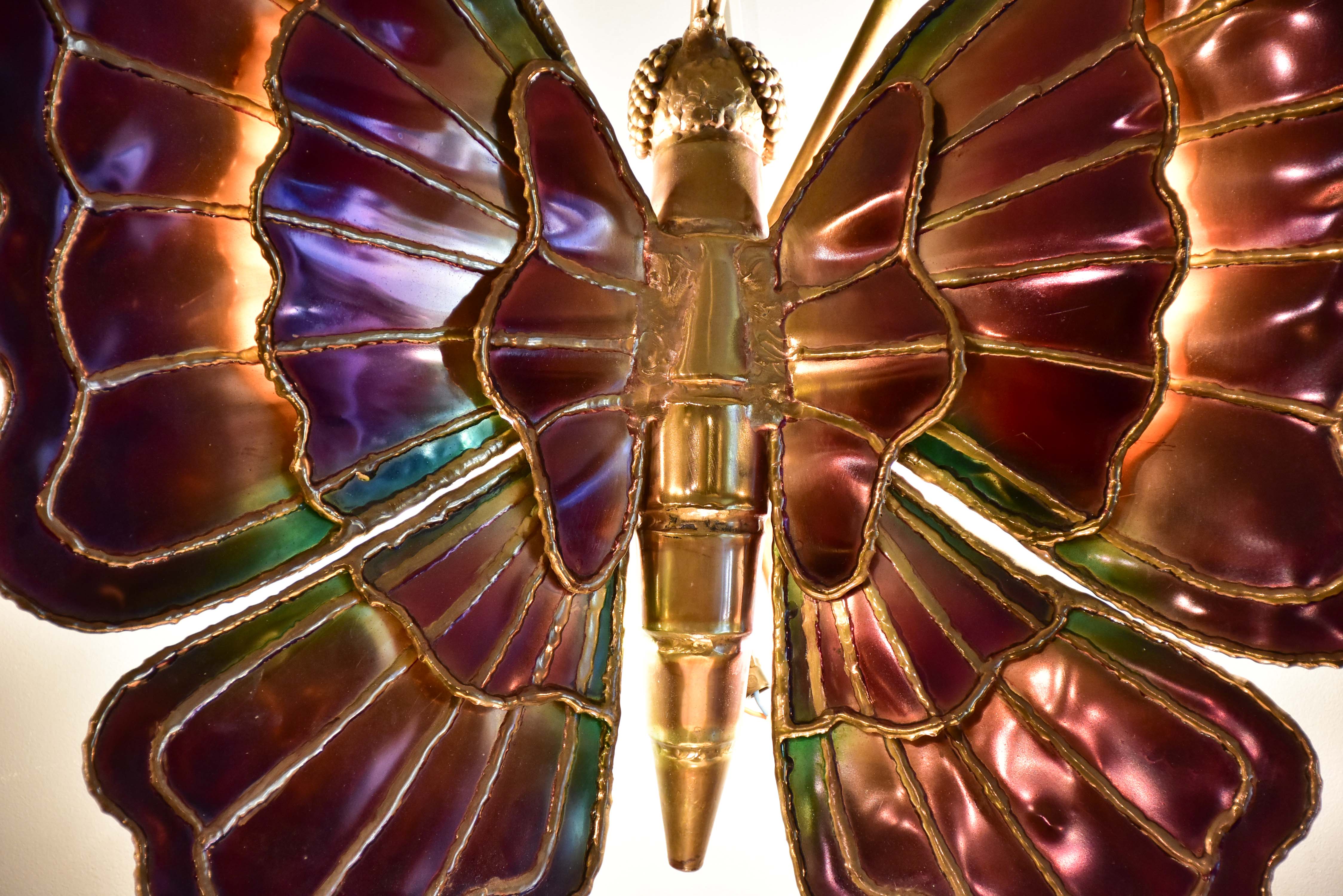 Vintage wall sconce - butterfly