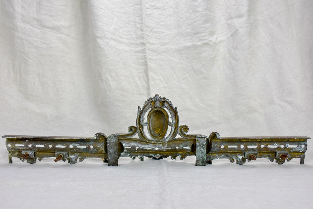 Antique French Regency style fireplace guard