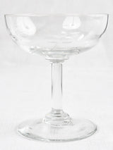 Set of 11 antique French Champagne coupes