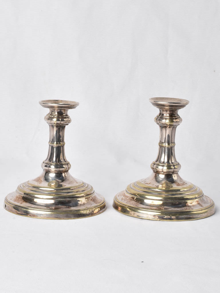 Pair of large candlesticks from a boat 6¼"