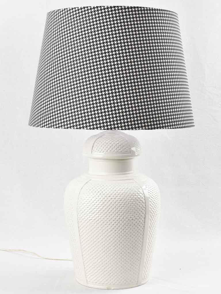 Original hounds tooth lamp shades