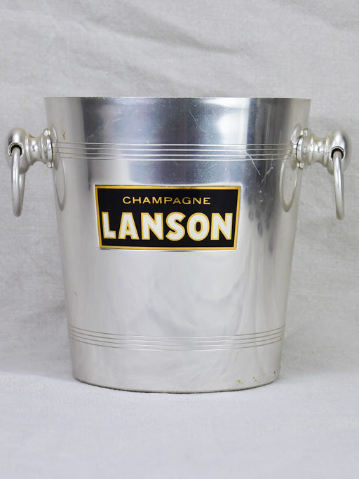 Vintage French Lanson Champagne bucket 8"