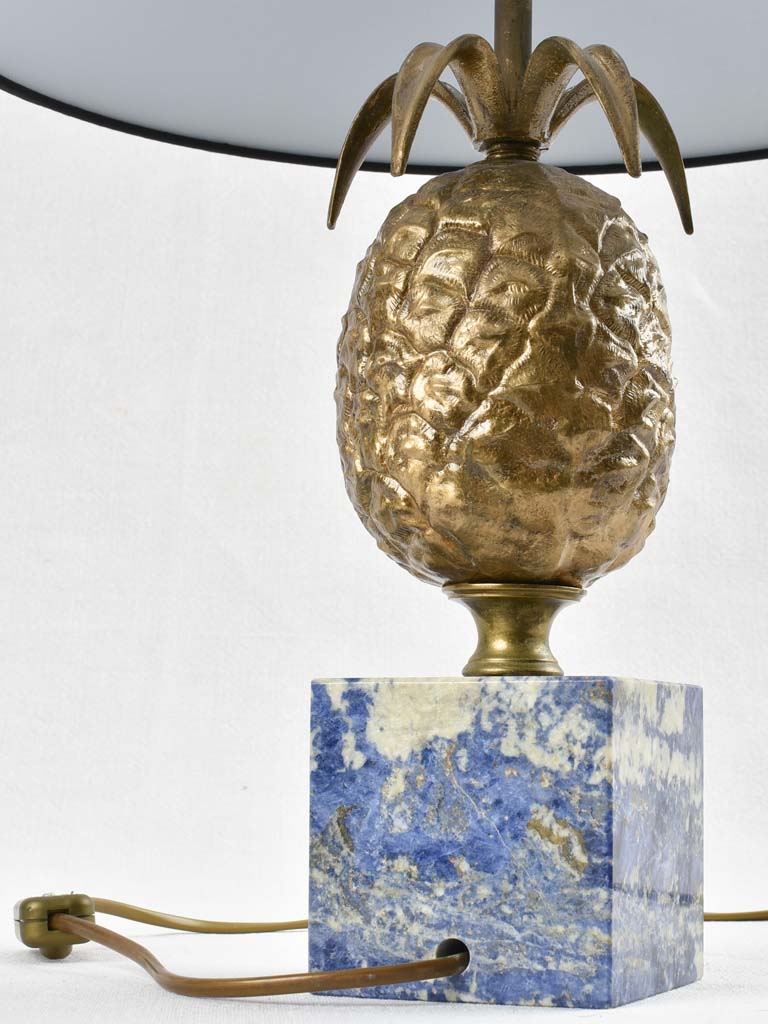 Pair of Maison Charles pineapple table lamps 21¾"