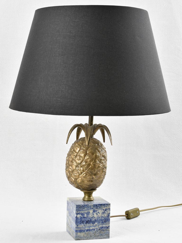 Pair of Maison Charles pineapple table lamps 21¾"