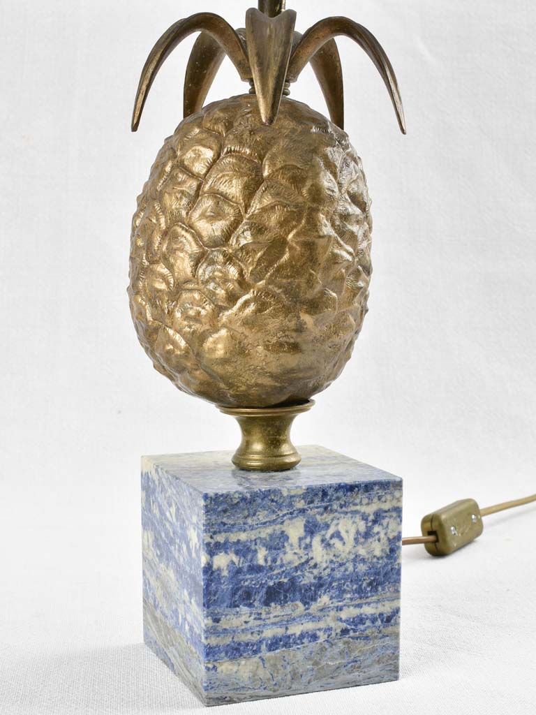 Pair of Maison Charles pineapple table lamps 21¾"