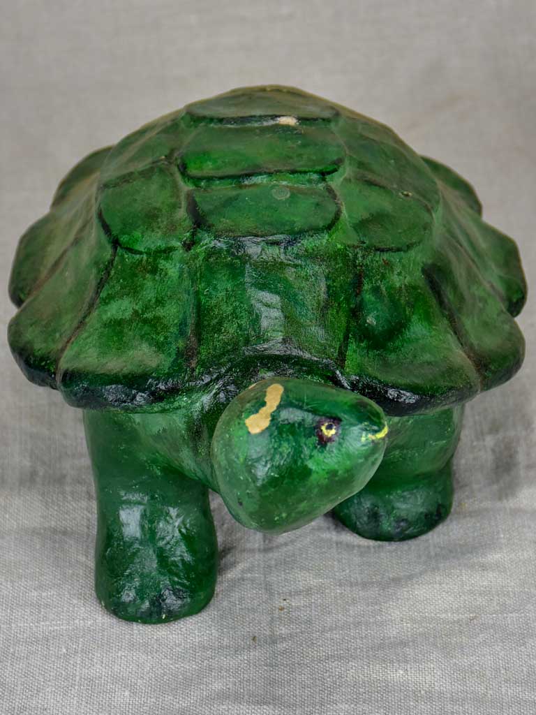 Mid-century papier mâché turtle