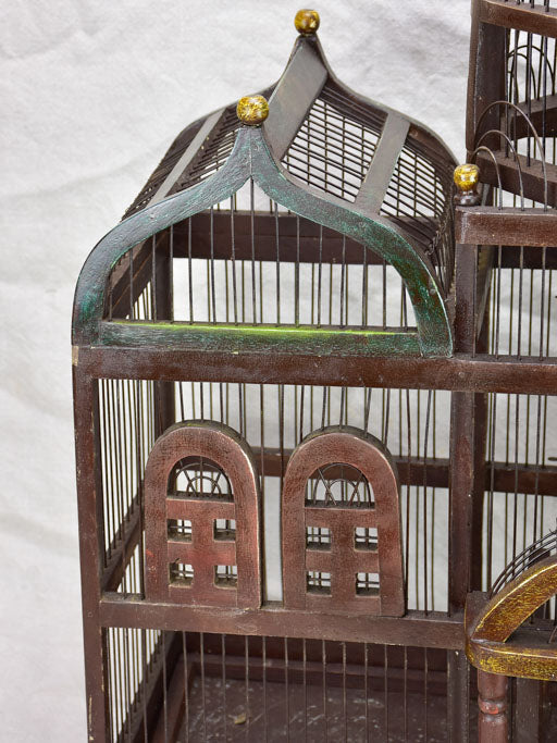 Large antique French birdcage from the early twentieth century